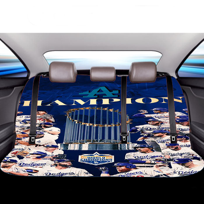 La Dodgers Champions Car Back Rear Seat Covers
