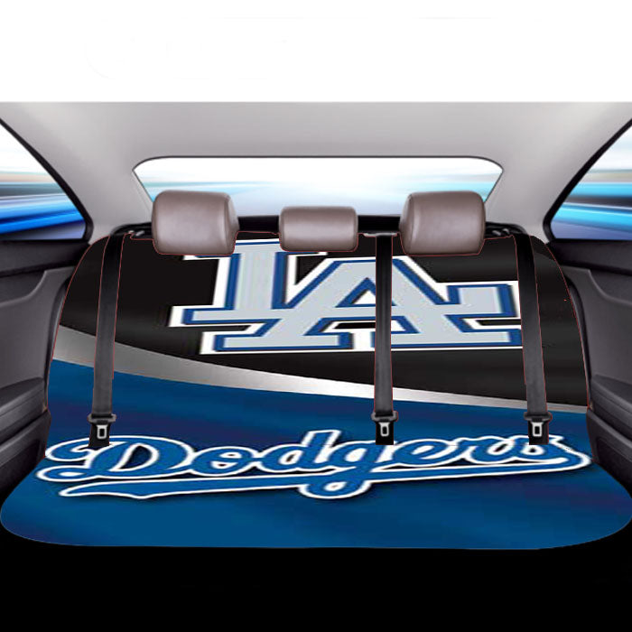 La Dodgers Cloth Logo Car Back Rear Seat Covers