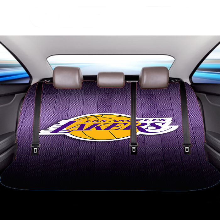 La Dodgers Logo Wooden Car Back Rear Seat Covers