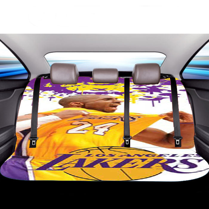 La Lakers Kobe Paint Splatter Car Back Rear Seat Covers