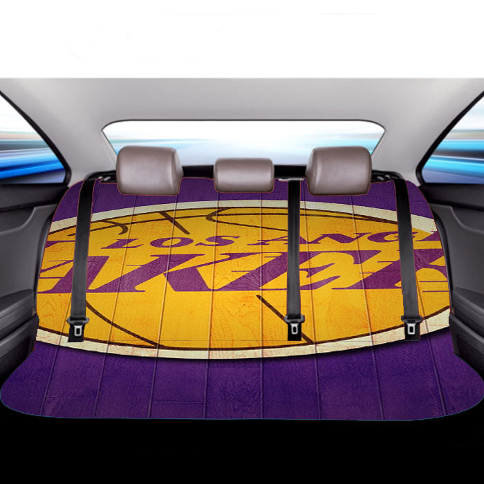 Lakers Lo Angeles Basket Car Back Rear Seat Covers