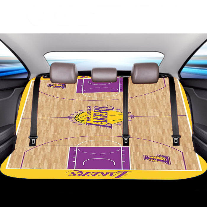 Lakers Los Angeles Basket Car Back Rear Seat Covers