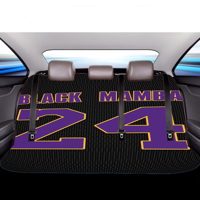 Lakers Poison Black Mamba Car Back Rear Seat Covers