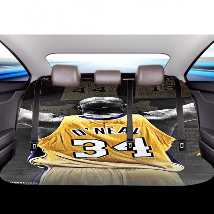 Lakers Team Number 34 Car Back Rear Seat Covers