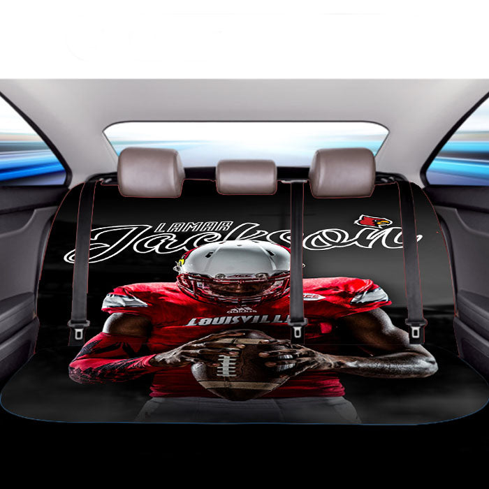 Lamar Jackson Louisville Car Back Rear Seat Covers