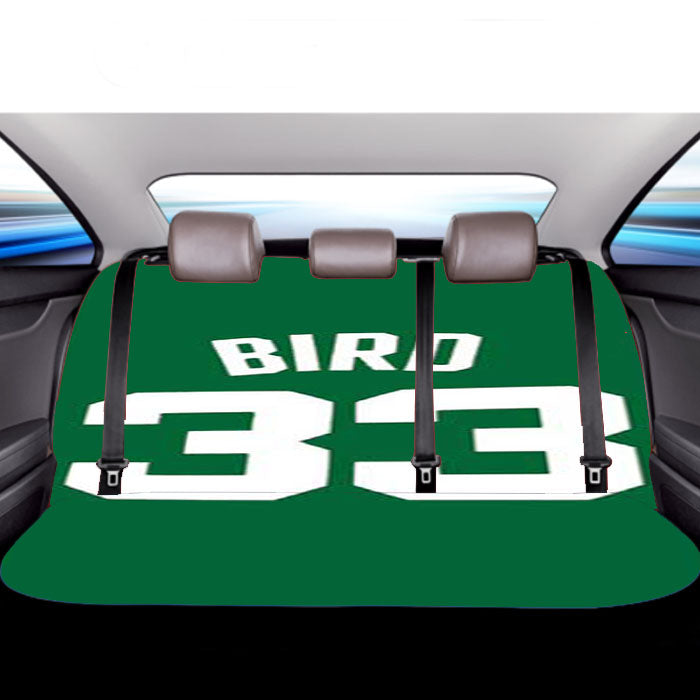 Larry Bird Jersey Green Car Back Rear Seat Covers