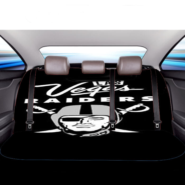 Las Vegas Raiders Car Back Rear Seat Covers