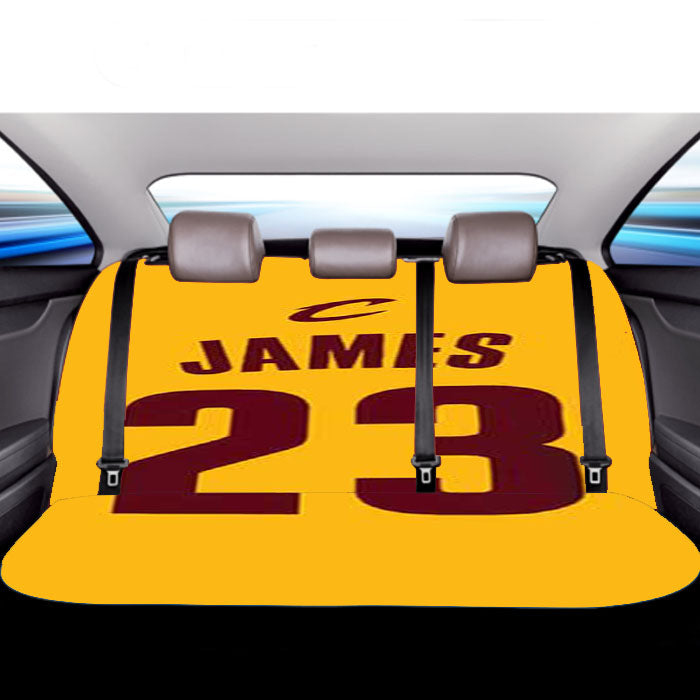 Lebron James Jersey Plain Car Back Rear Seat Covers