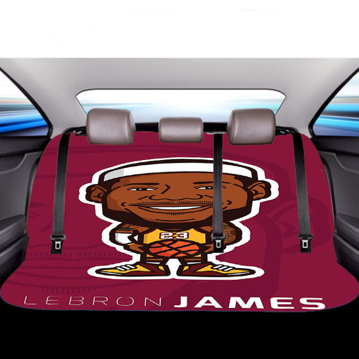 Lebron James Lakers Wallpaper Car Back Rear Seat Covers