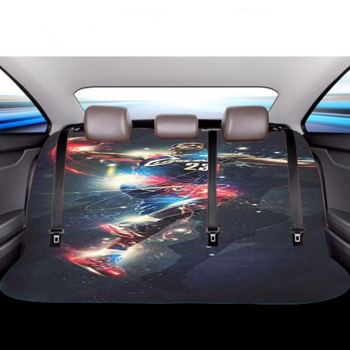 Lebron James Lay Up Car Back Rear Seat Covers