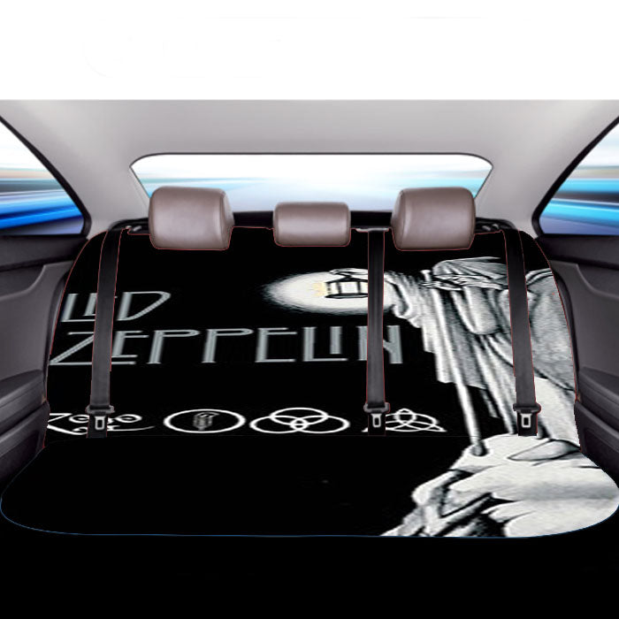 Led Zeppelin Darkness Car Back Rear Seat Covers