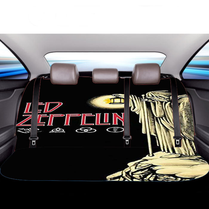 Led Zeppelin The Darkness Logo Car Back Rear Seat Covers