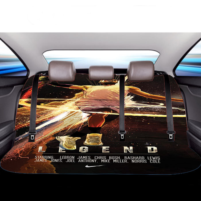 Legend Nba Lebron James Slam Dunk Car Back Rear Seat Covers