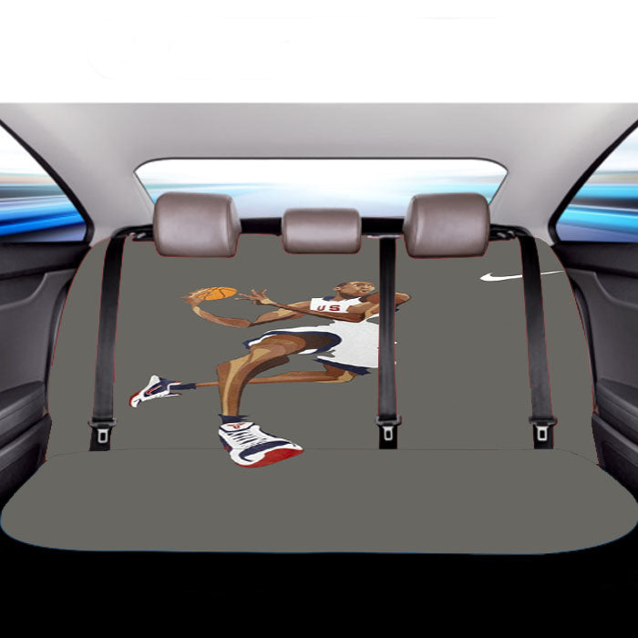Legend Nba Slam Dunk Art Car Back Rear Seat Covers