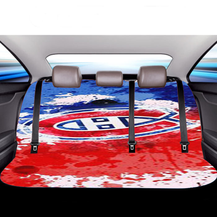 Logo Montreal Canadiens Car Back Rear Seat Covers