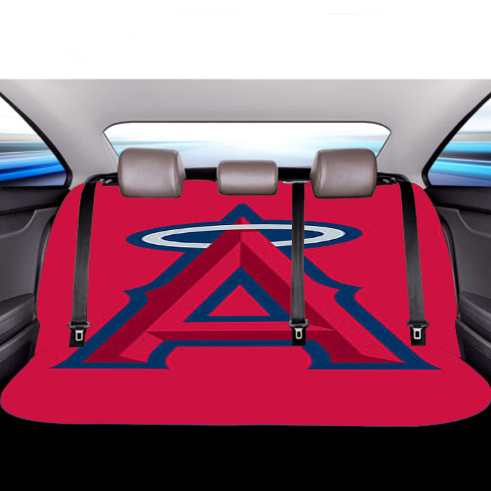 Los Angeles Baseball Logo Pink Car Back Rear Seat Covers