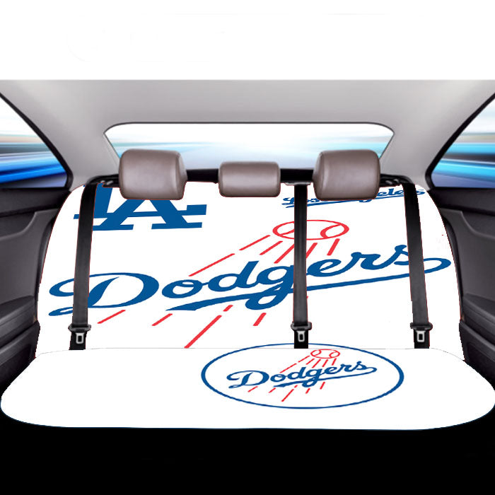 Los Angeles Dodgers All Logo Car Back Rear Seat Covers