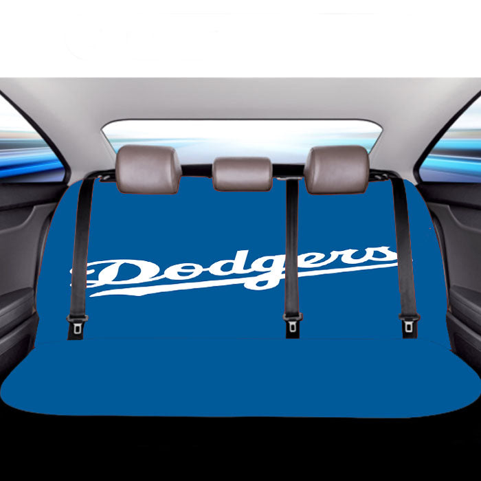 Los Angeles Dodgers Script Logo Car Back Rear Seat Covers