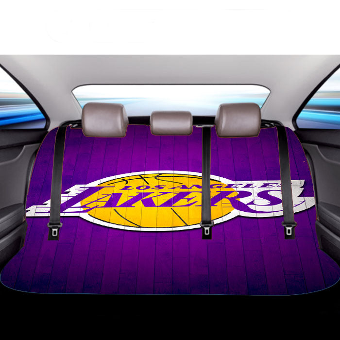 Los Angeles Lakers Hardwood Car Back Rear Seat Covers