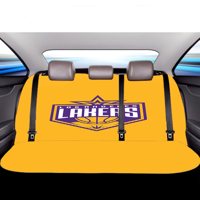 Los Angeles Lakers Orange Car Back Rear Seat Covers