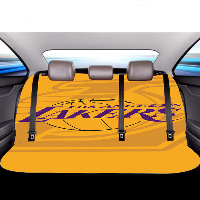 Los Angeles Lakers Pattern Car Back Rear Seat Covers
