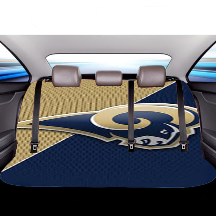 Los Angeles Rams Logo Car Back Rear Seat Covers