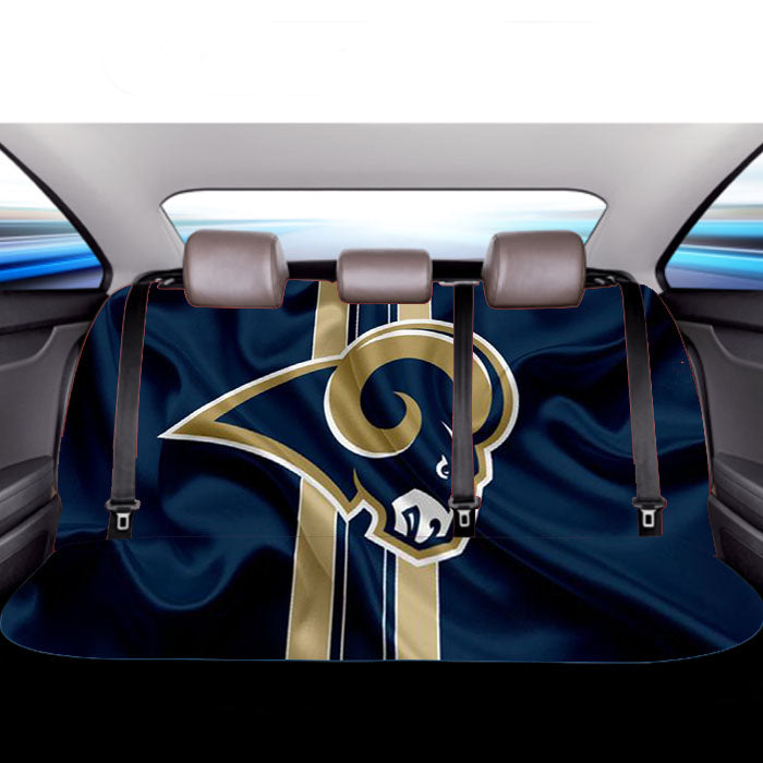 Los Angeles Rams Logo Emblem Car Back Rear Seat Covers