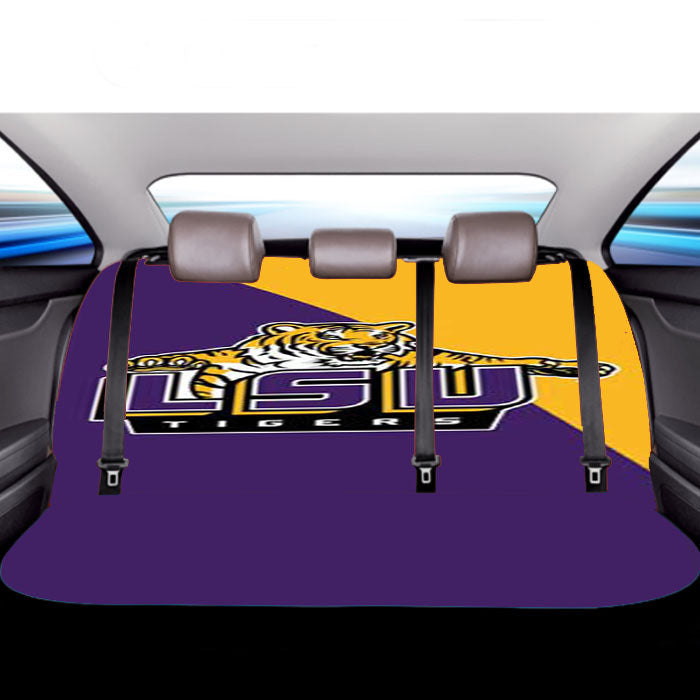 Lsu Tigers Logo Car Back Rear Seat Covers