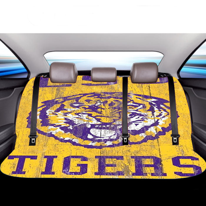 Lsu Tigers Wall Art Car Back Rear Seat Covers