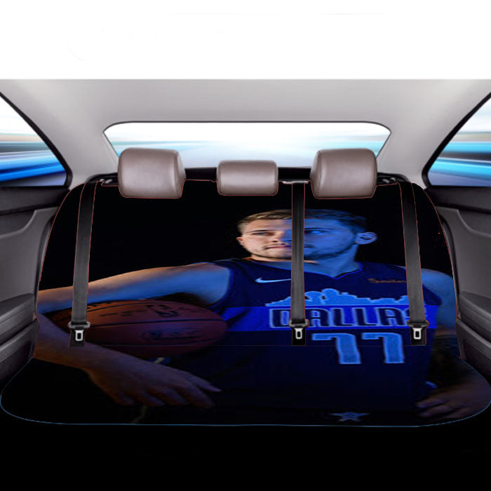 Luka Doncic Dallas Mavericks Car Back Rear Seat Covers