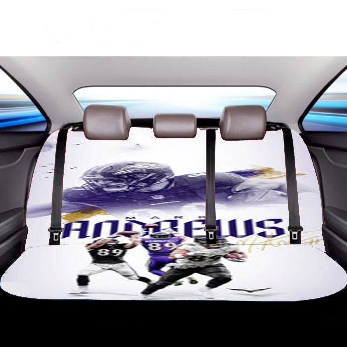 Mark Andrews Baltimore Ravens Car Back Rear Seat Covers