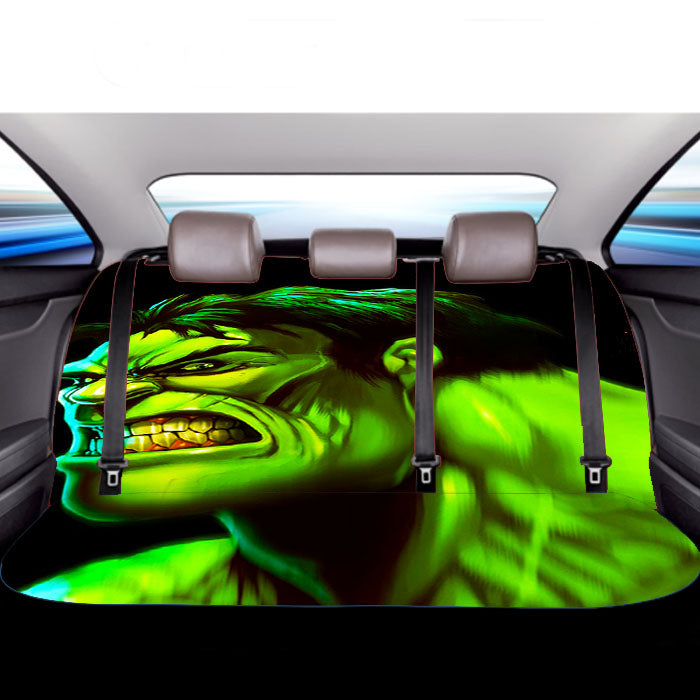 Marvel Hulk Art Car Back Rear Seat Covers