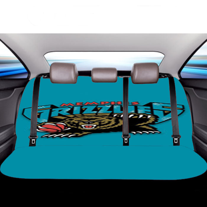 Memphis Grizzlies Bear Car Back Rear Seat Covers