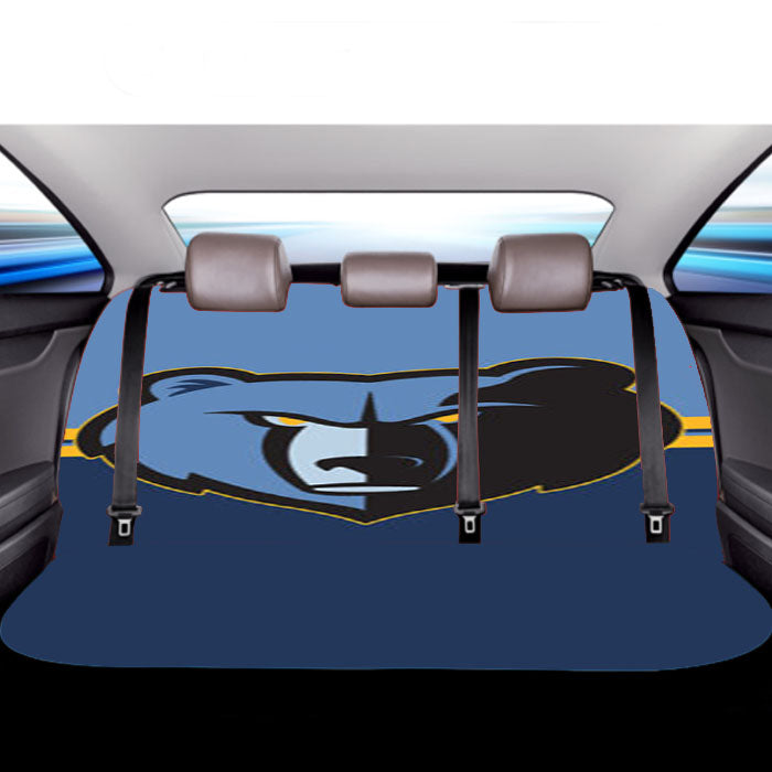 Memphis Grizzlies Logo Car Back Rear Seat Covers