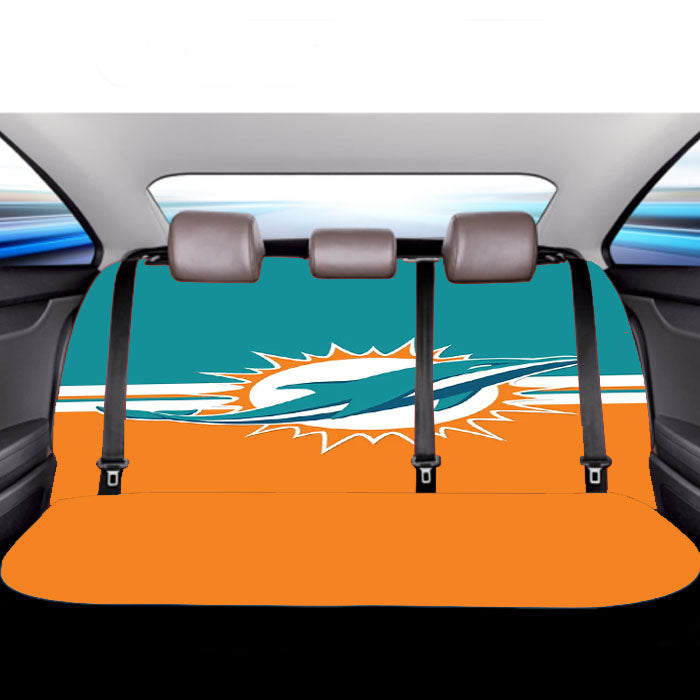 Miami Dolphin Mascot Wallpaper Car Back Rear Seat Covers