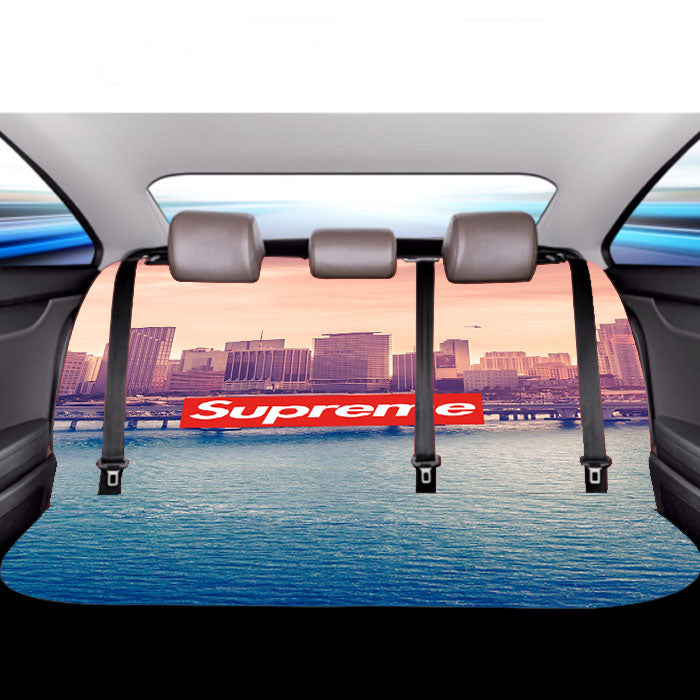 Miami Downtown Florida Car Back Rear Seat Covers
