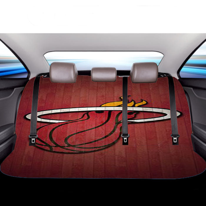 Miami Heat Car Back Rear Seat Covers