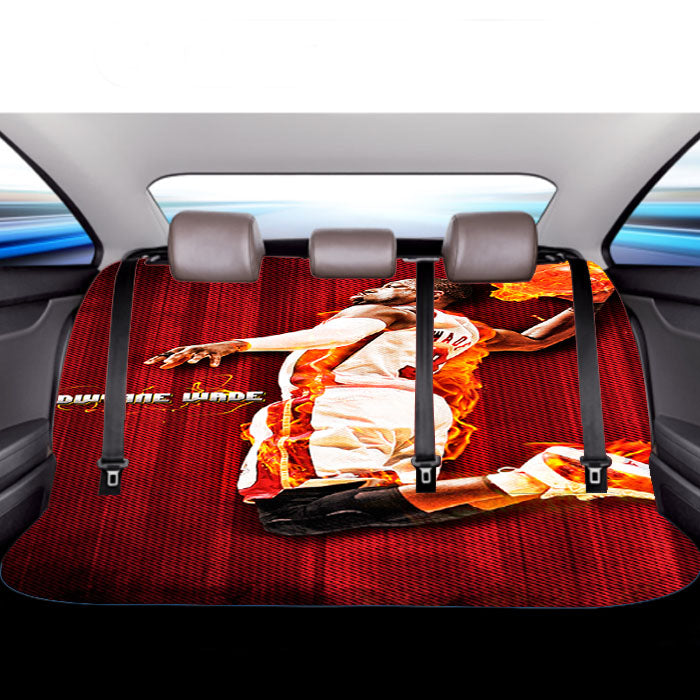 Miami Heat Dwyane Wade Car Back Rear Seat Covers