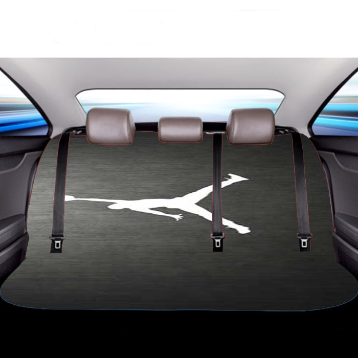 Michael Jordan Air Logo Grain Car Back Rear Seat Covers