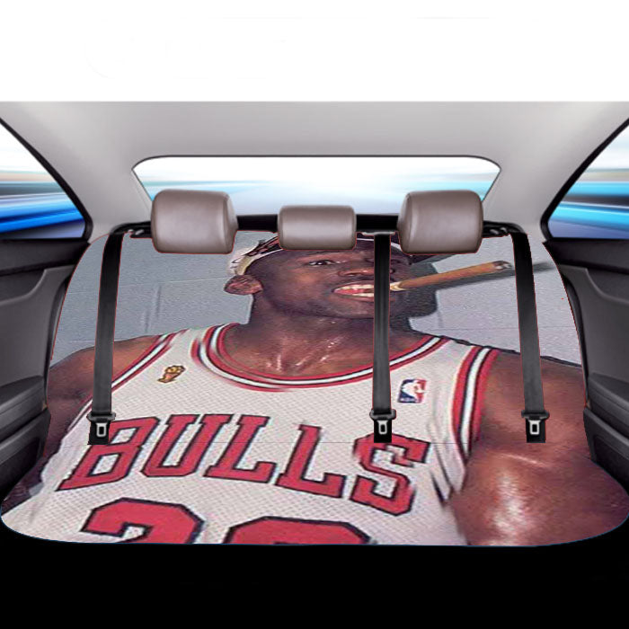 Michael Jordan Cigar Car Back Rear Seat Covers