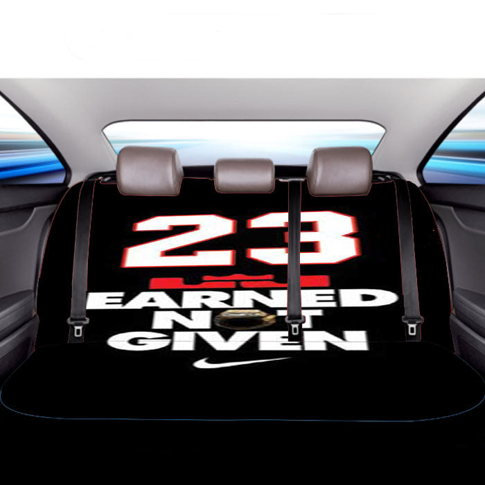 Michael Jordan Earned Not Given Car Back Rear Seat Covers