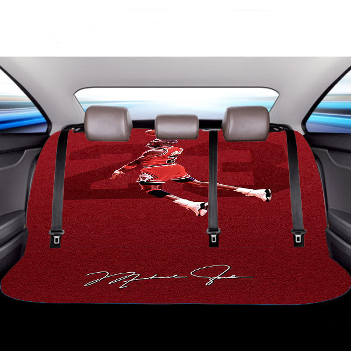 Michael Jordan Red Signature Car Back Rear Seat Covers