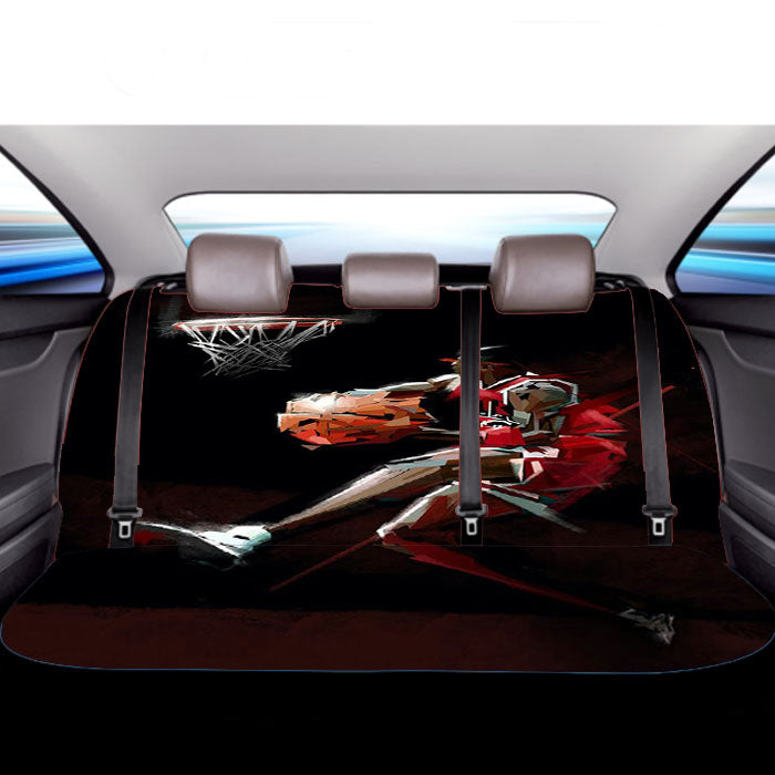 Michael Jordan Slamdunk Car Back Rear Seat Covers