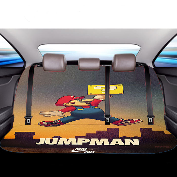 Micheal Jordan Super Mario Supreme Car Back Rear Seat Covers