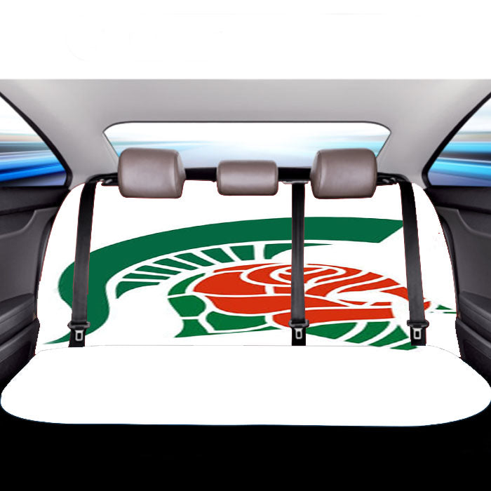 Michigan Spartan Roses Car Back Rear Seat Covers