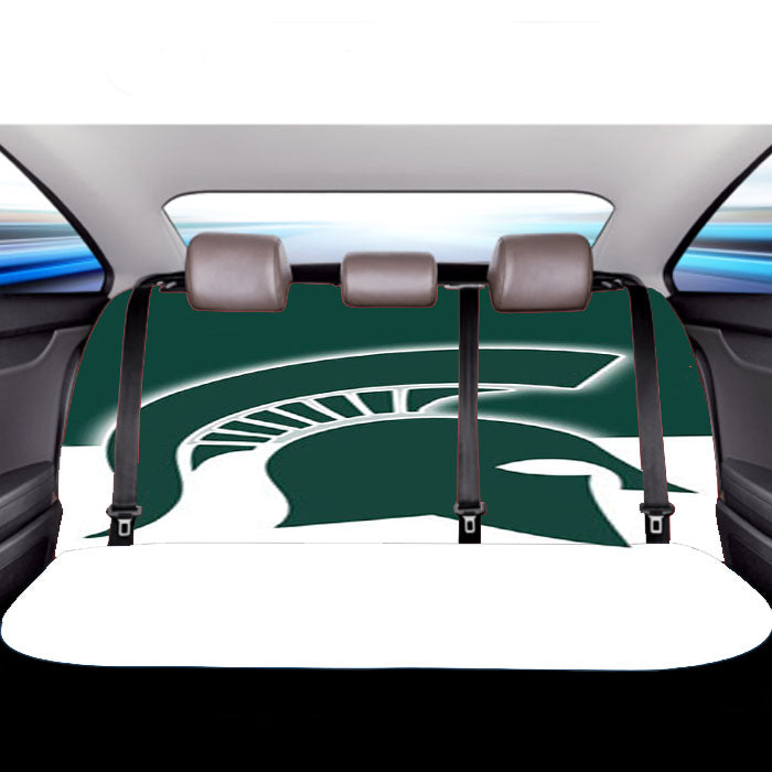 Michigan State Helm Logo Car Back Rear Seat Covers