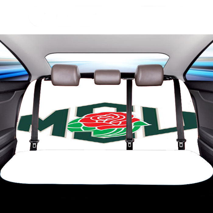 Michigan State Rose Car Back Rear Seat Covers