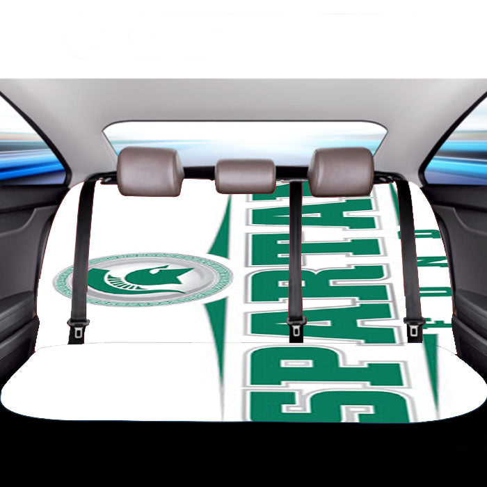 Michigan State Spartan Fund Car Back Rear Seat Covers