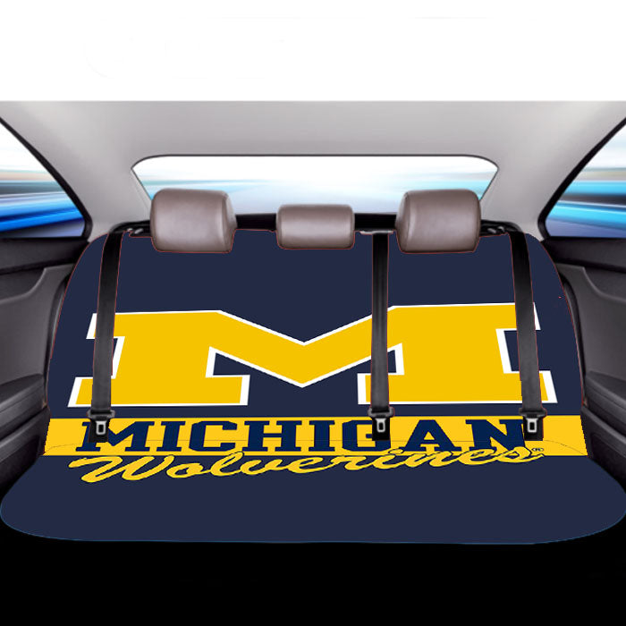 Michigan Wolverines Car Back Rear Seat Covers