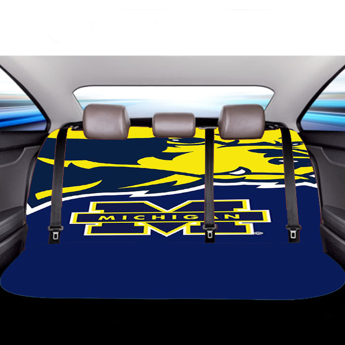 Michigan Wolverines 5 Car Back Rear Seat Covers